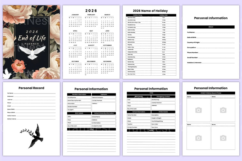 End of Life Planner Guide - CraftNest - Digital Crafting and Art