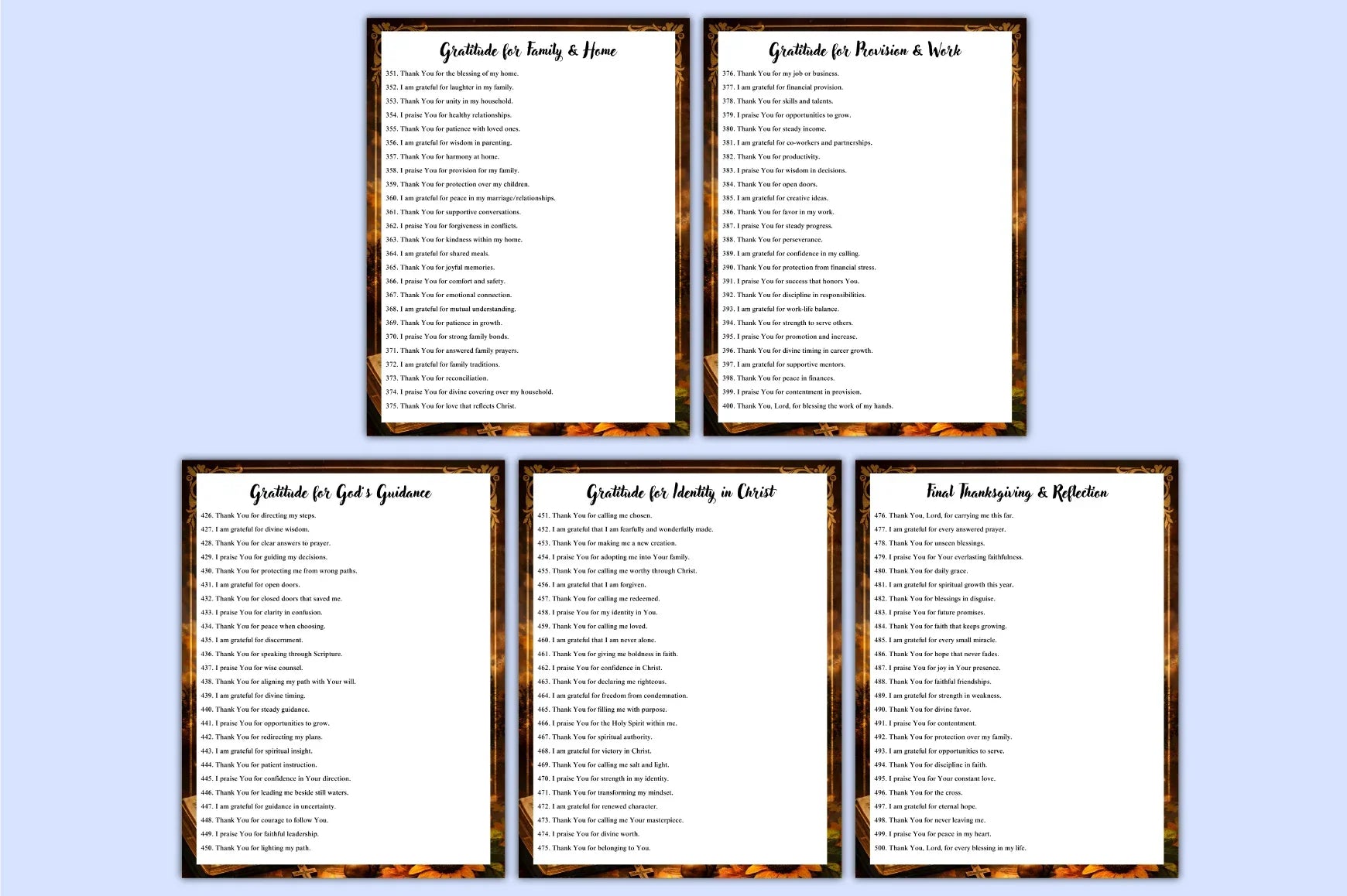Christian Gratitude Planner - CraftNest - Digital Crafting and Art