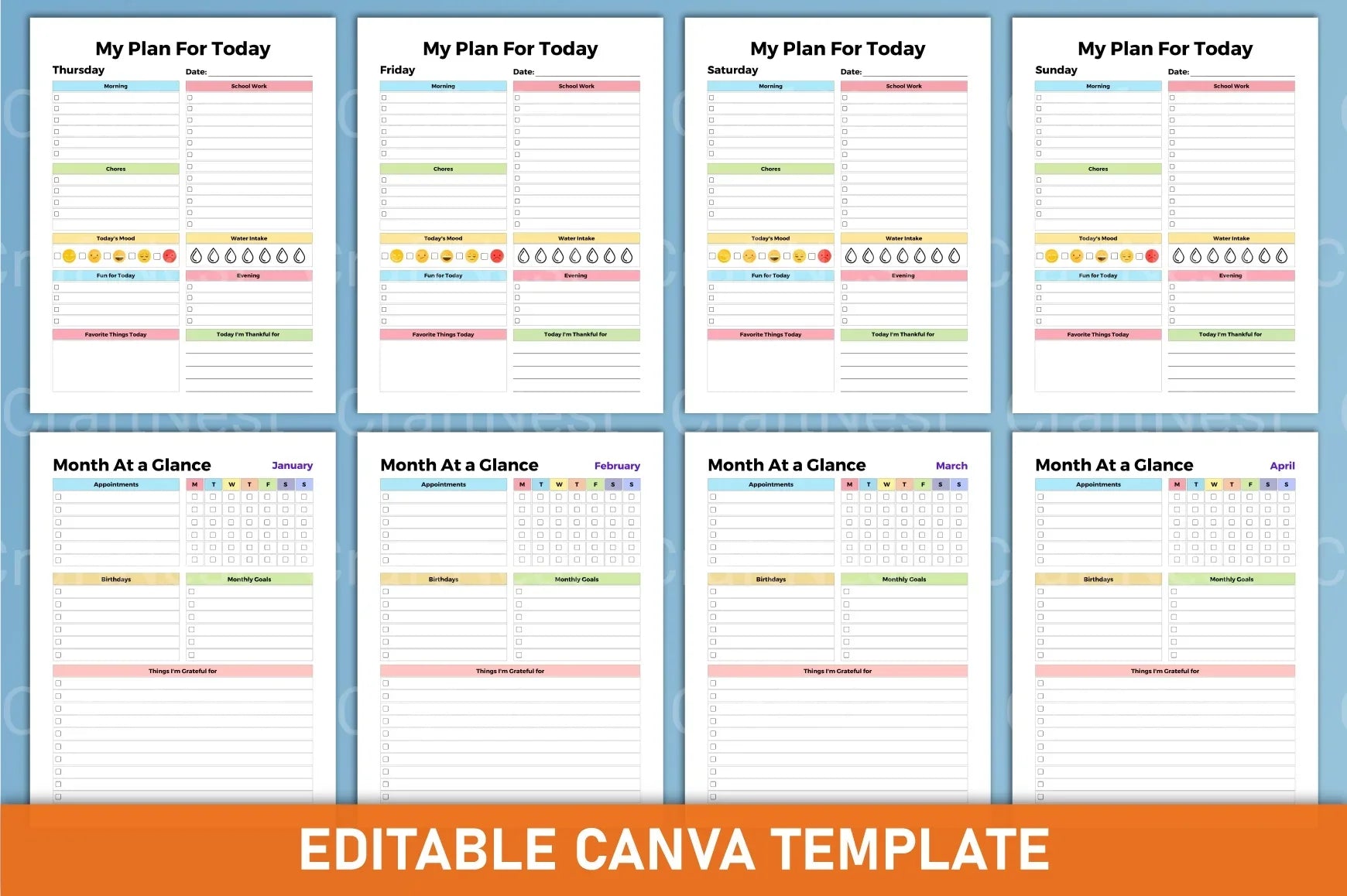 ADHD Planner for Kids: Effective Organization Tool - CraftNest - Digital Crafting and Art