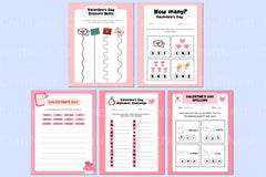 Valentine's Day Activity Book for Kids - CraftNest - Digital Crafting and Art