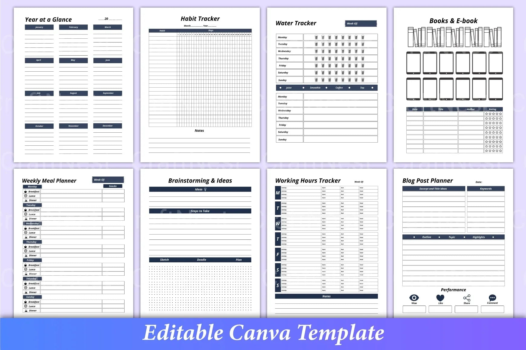 Ultimate Work From Home Planner - CraftNest - Digital Crafting and Art