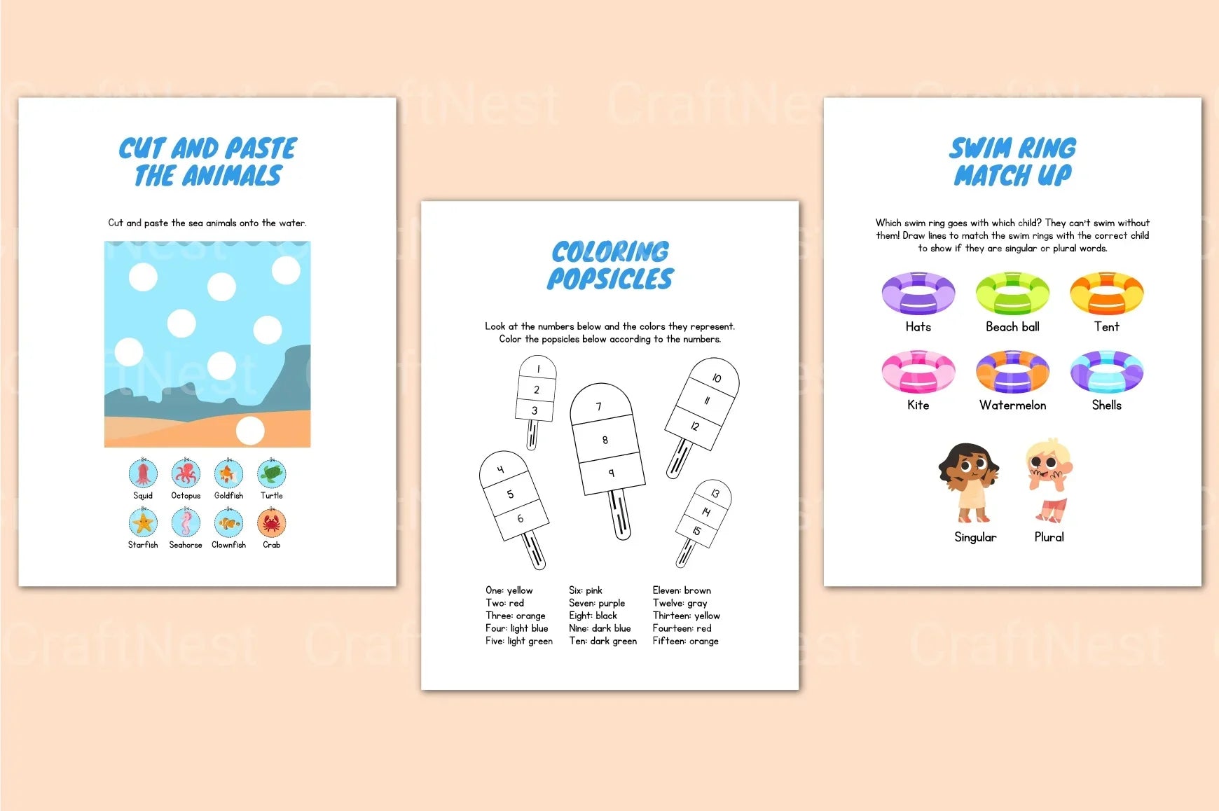 Summer Booklet Guide - CraftNest - Digital Crafting and Art