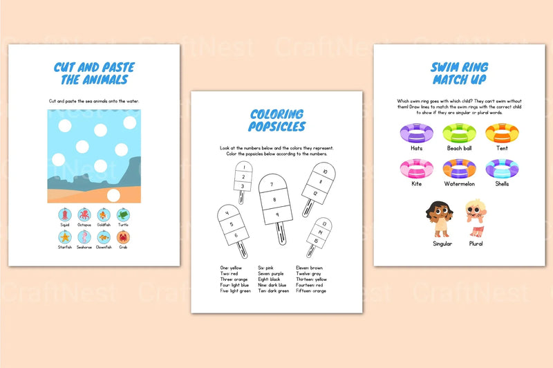 Summer Booklet Guide - CraftNest - Digital Crafting and Art