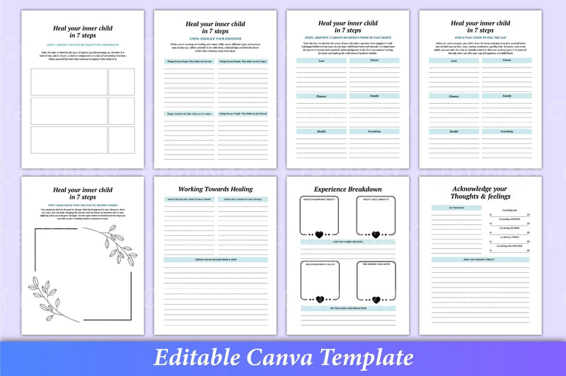 PTSD Trauma Processing Workbook - CraftNest - Digital Crafting and Art