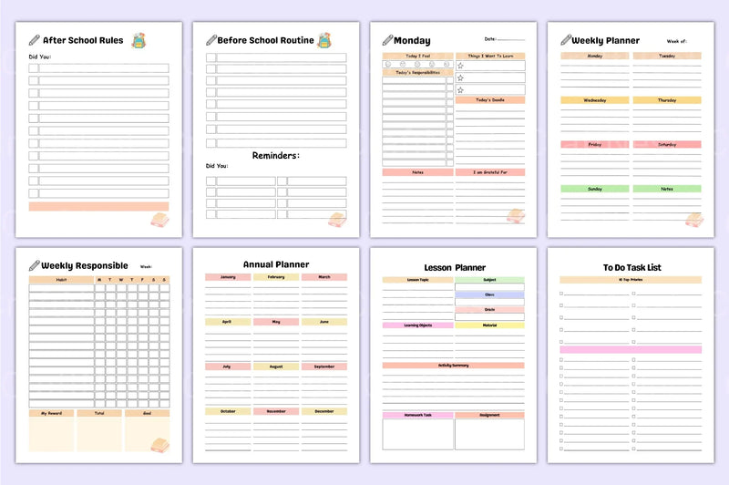 Home School Planner: Organize Your Homeschooling Effortlessly - CraftNest - Digital Crafting and Art
