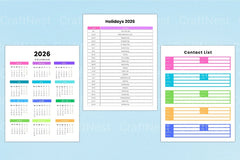 Weekly Planner Template - CraftNest - Digital Crafting and Art