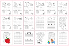 Preschool Alphabet Workbook for Early Learning - CraftNest - Digital Crafting and Art