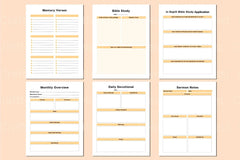 Devotional Planner for Spiritual Growth - CraftNest - Digital Crafting and Art