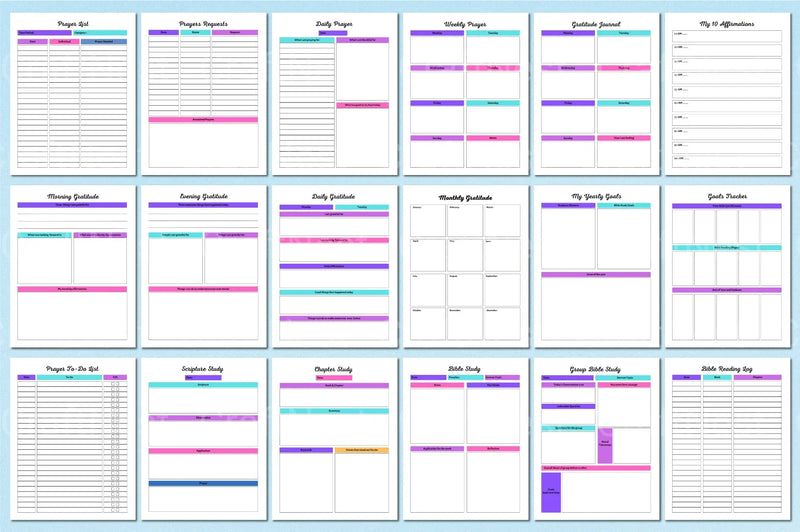 Bible Devotional Planner for Spiritual Growth - CraftNest - Digital Crafting and Art