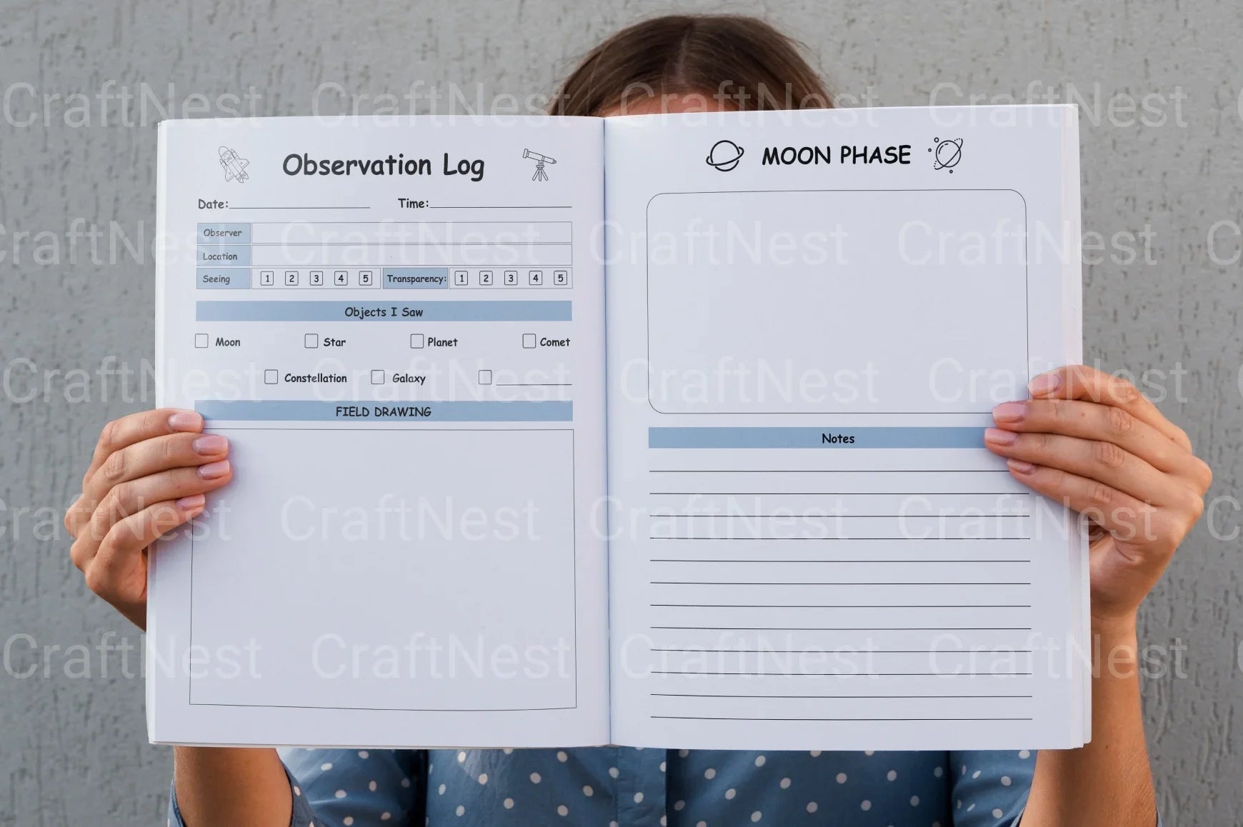 Astronomy Logbook for Kids: Explore the Stars - CraftNest - Digital Crafting and Art