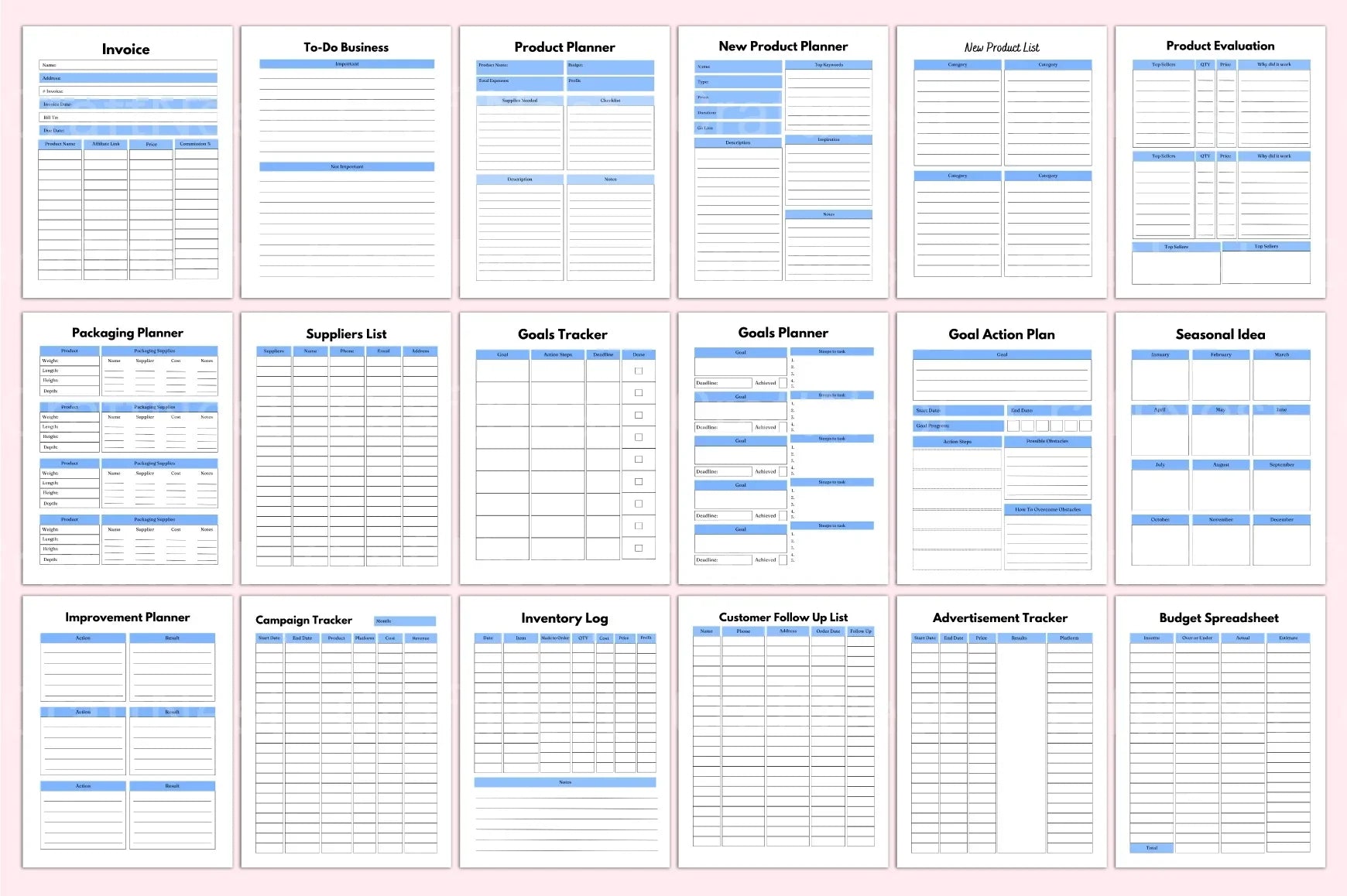 Business Planner Interior Design - CraftNest - Digital Crafting and Art