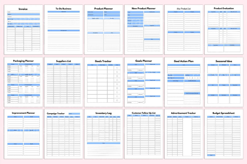 Business Planner Interior Design - CraftNest - Digital Crafting and Art