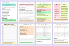 Depression Recovery Workbook - CraftNest - Digital Crafting and Art