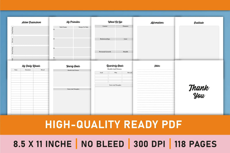 Manifestation Dream Life Planner - CraftNest - Digital Crafting and Art
