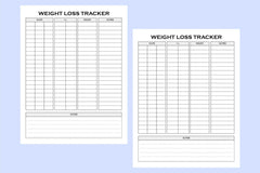Weight Loss Tracker Planner - CraftNest - Digital Crafting and Art