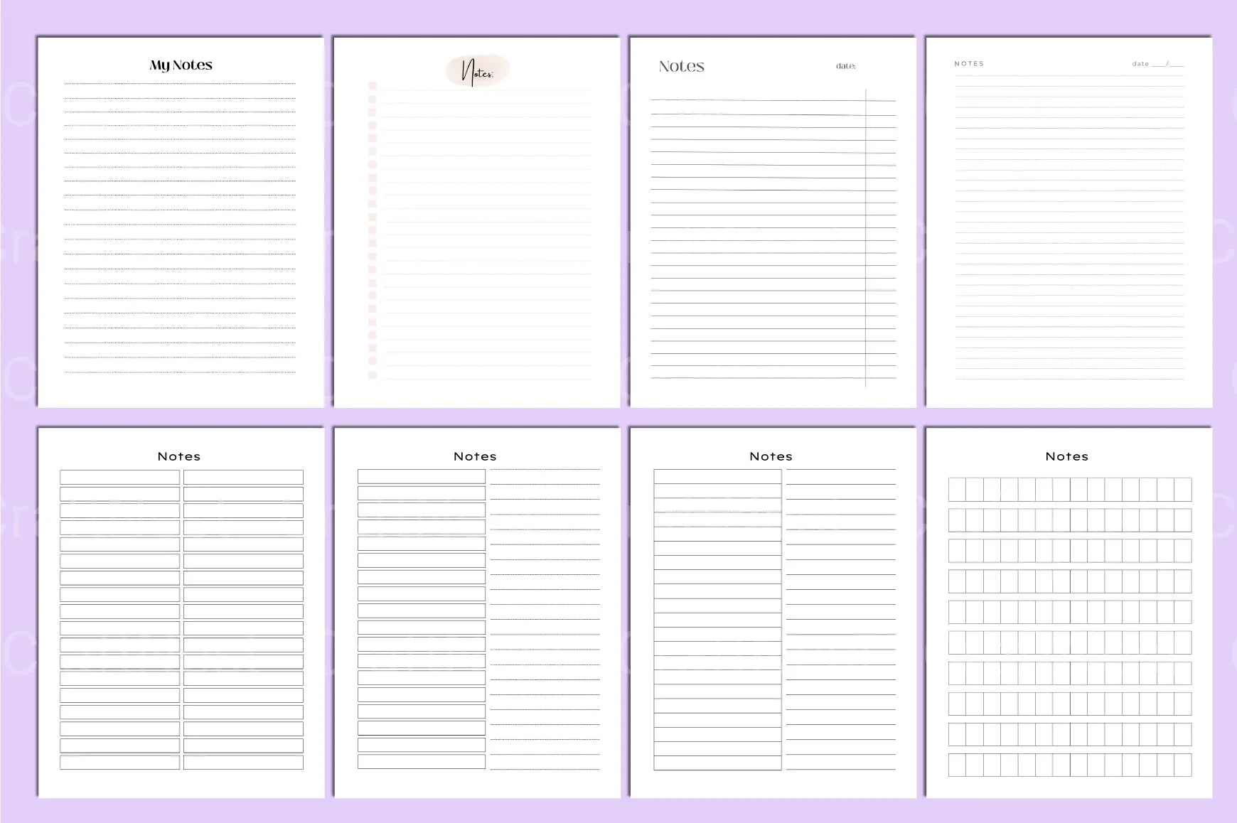 Stylish Notebook for Creative Ideas - CraftNest - Digital Crafting and Art