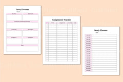 College Student Planner for Effective Organization - CraftNest - Digital Crafting and Art