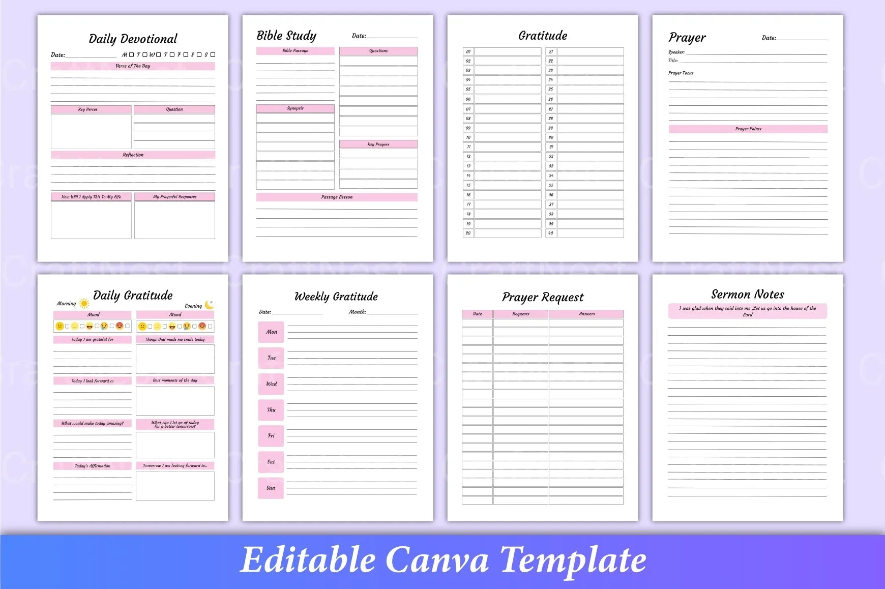 Bible Prayer Collection - CraftNest - Digital Crafting and Art
