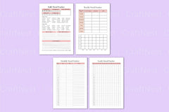 Daily Mood Tracker Template - CraftNest - Digital Crafting and Art