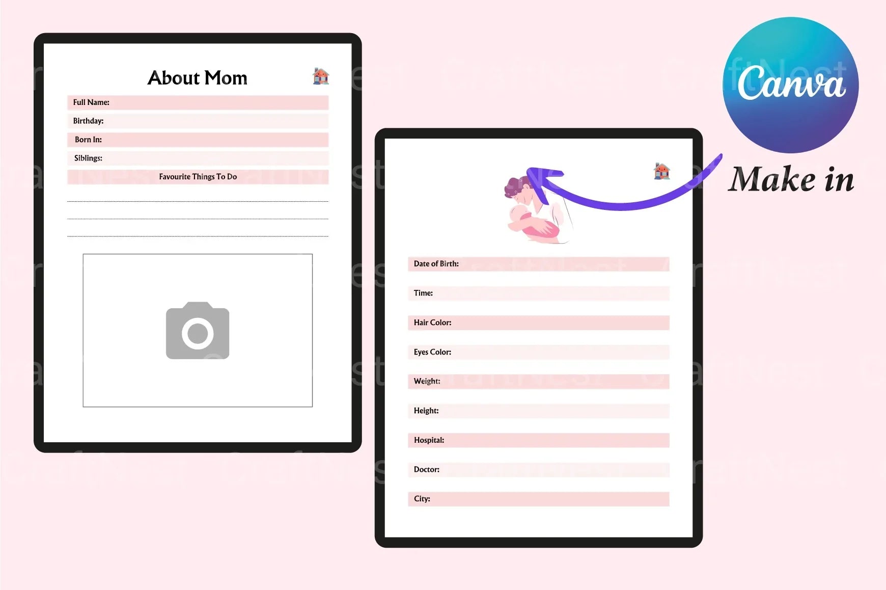 Baby Memory Book: Cherish Every Milestone - CraftNest - Digital Crafting and Art