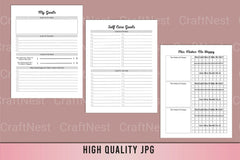 Weight Loss Self-Care Planner - CraftNest - Digital Crafting and Art