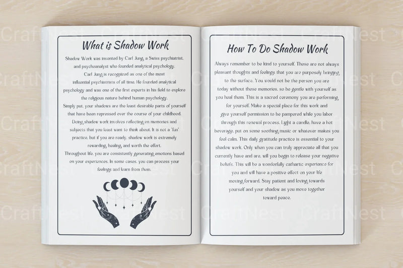 Shadow Work Workbook Guide - CraftNest - Digital Crafting and Art