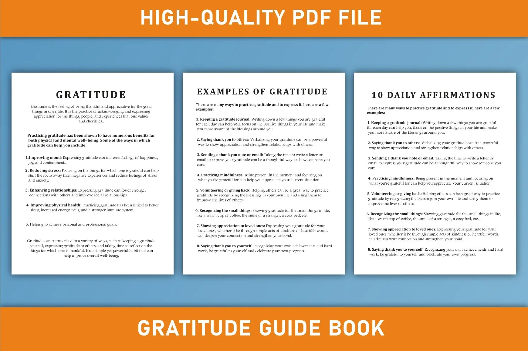 Daily Gratitude Planner  Bundle - CraftNest - Digital Crafting and Art
