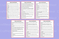 Prayer Prompts Guide for Inspiration - CraftNest - Digital Crafting and Art