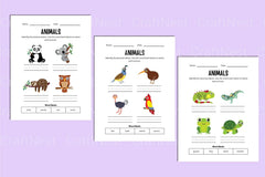 Animals Activity Workbook - CraftNest - Digital Crafting and Art