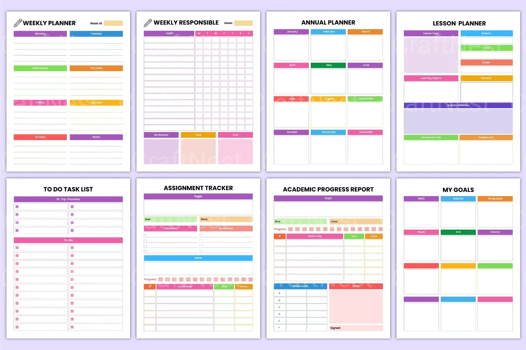Mega Homeschool Planner 2023 - CraftNest - Digital Crafting and Art