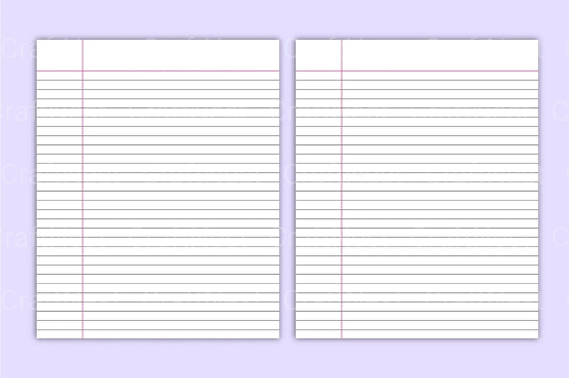 College Ruled Composition Notebook - CraftNest - Digital Crafting and Art