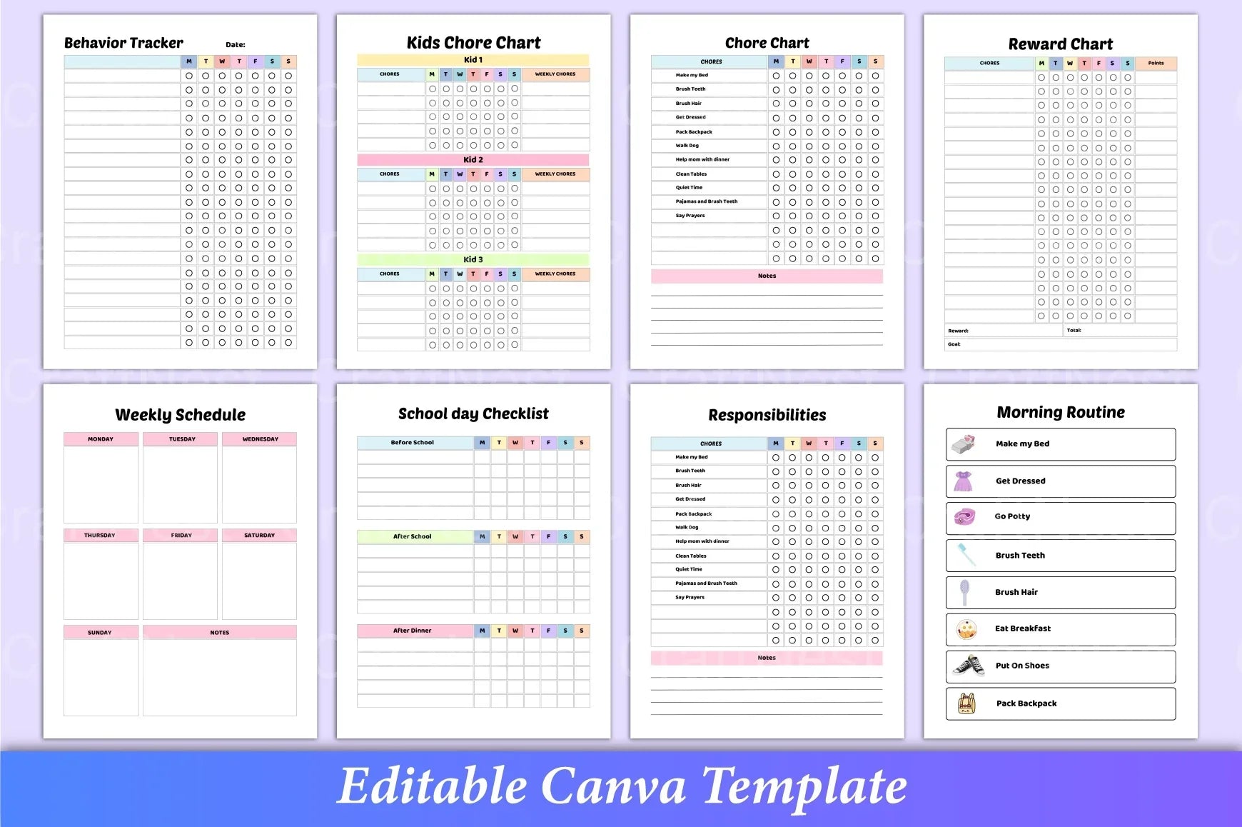 Chore Chart for Kids: Organize and Motivate - CraftNest - Digital Crafting and Art