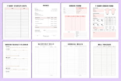 Shirt Business Planner Guide - CraftNest - Digital Crafting and Art
