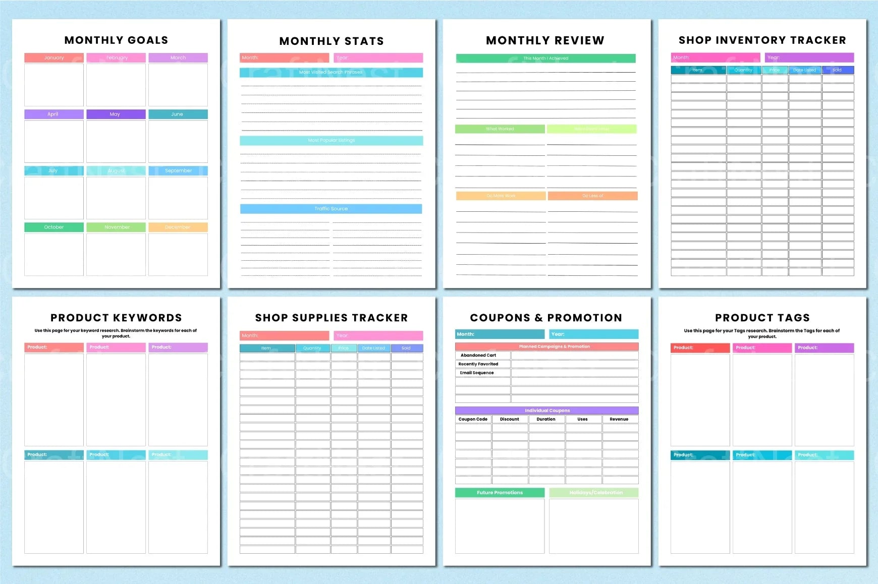 Online Business Planner - CraftNest - Digital Crafting and Art