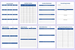Mental Health Planner for Wellness and Self-Care - CraftNest - Digital Crafting and Art