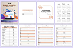 Online Business Workbook for Success - CraftNest - Digital Crafting and Art