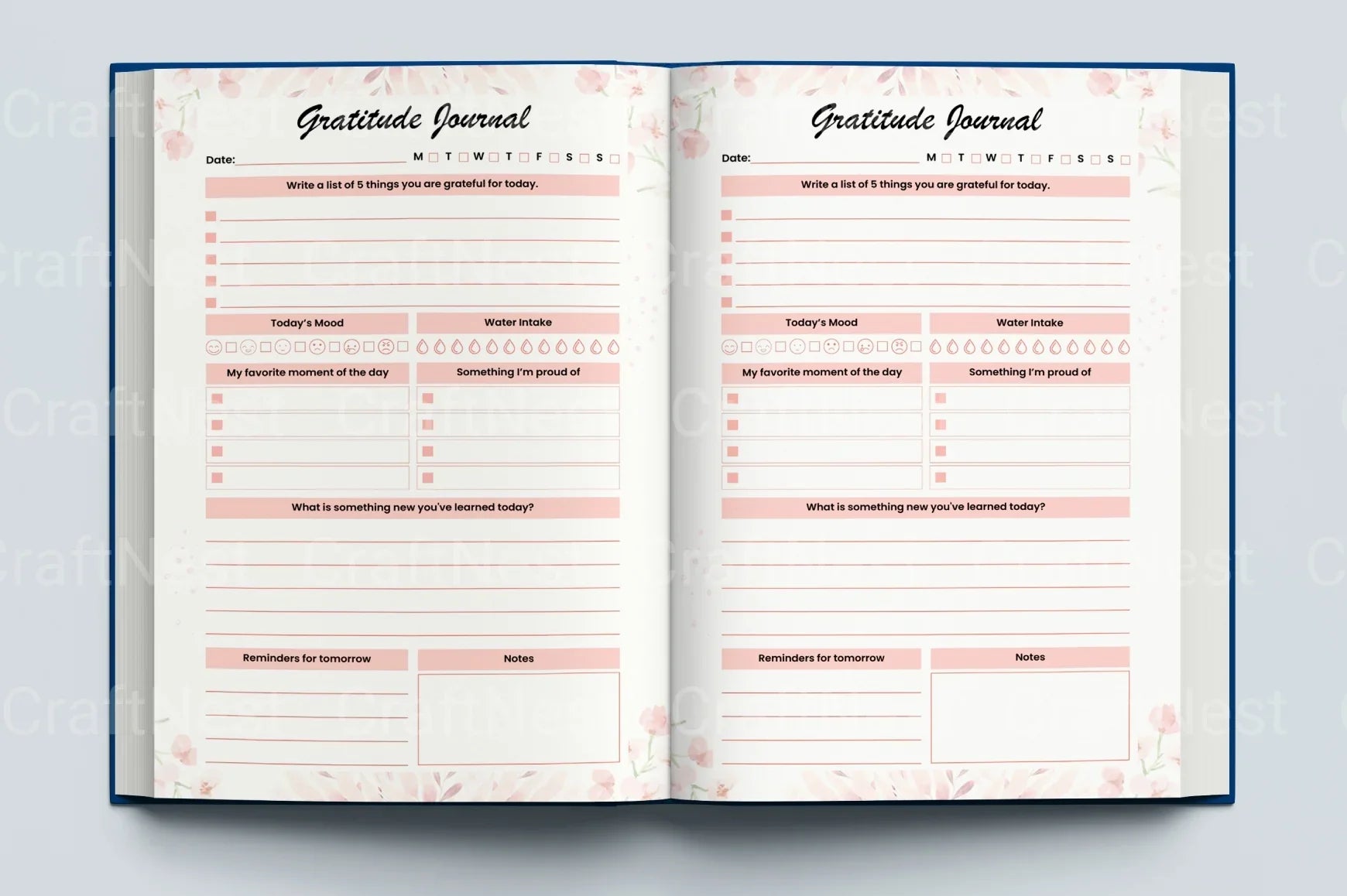Daily Gratitude Journal - CraftNest - Digital Crafting and Art