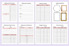 Halloween Planner Canva Template - CraftNest - Digital Crafting and Art