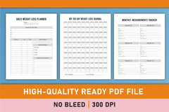 Weight Loss Planner - CraftNest - Digital Crafting and Art