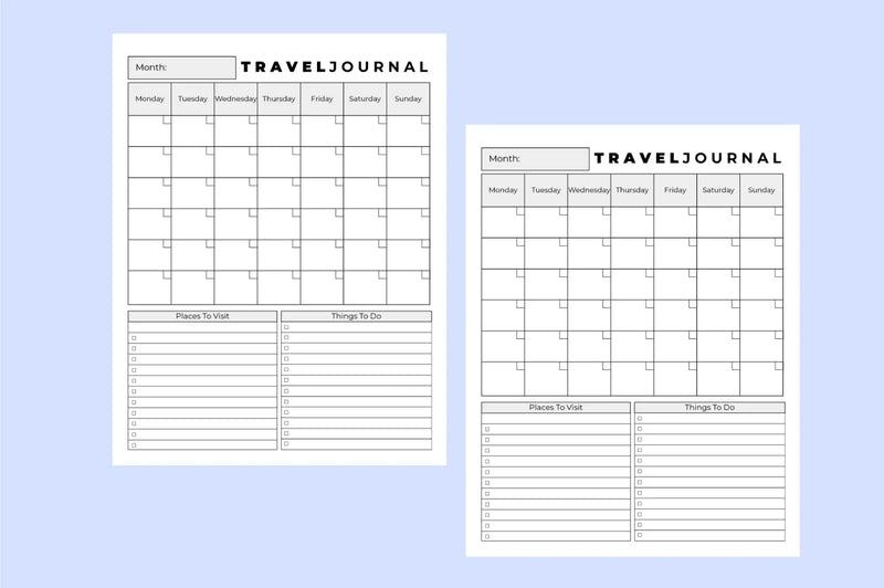 Travel Planner - CraftNest - Digital Crafting and Art