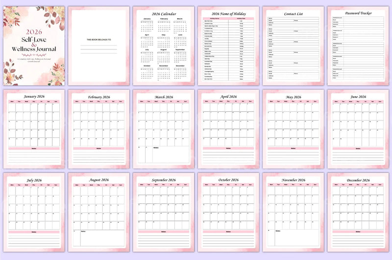 Self Love Wellness Guide - CraftNest - Digital Crafting and Art