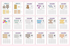 Kindergarten Addition Workbook - CraftNest - Digital Crafting and Art