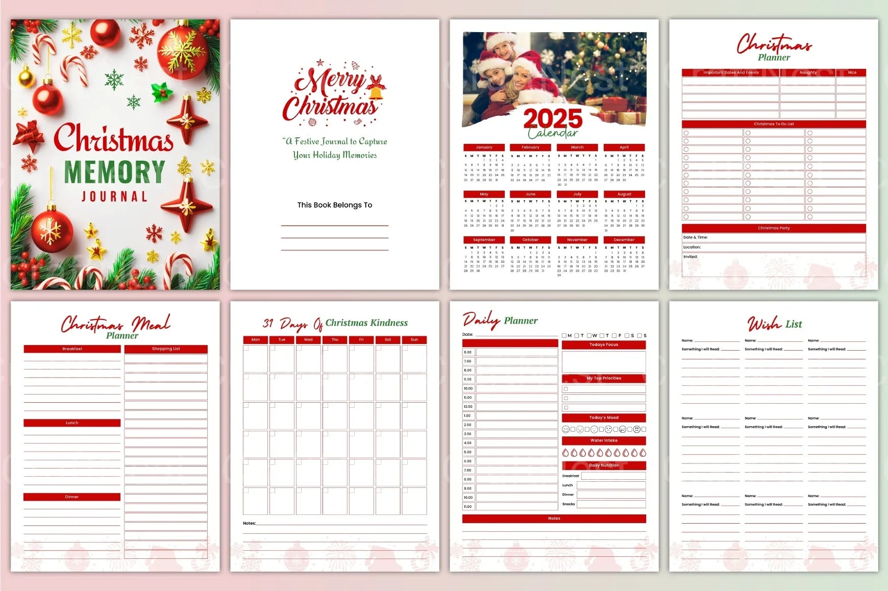Christmas Memory: Festive Holiday Scene - CraftNest - Digital Crafting and Art