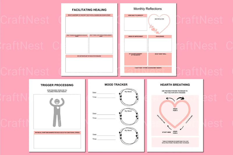 PTSD Recovery Workbook: A Comprehensive Guide - CraftNest - Digital Crafting and Art