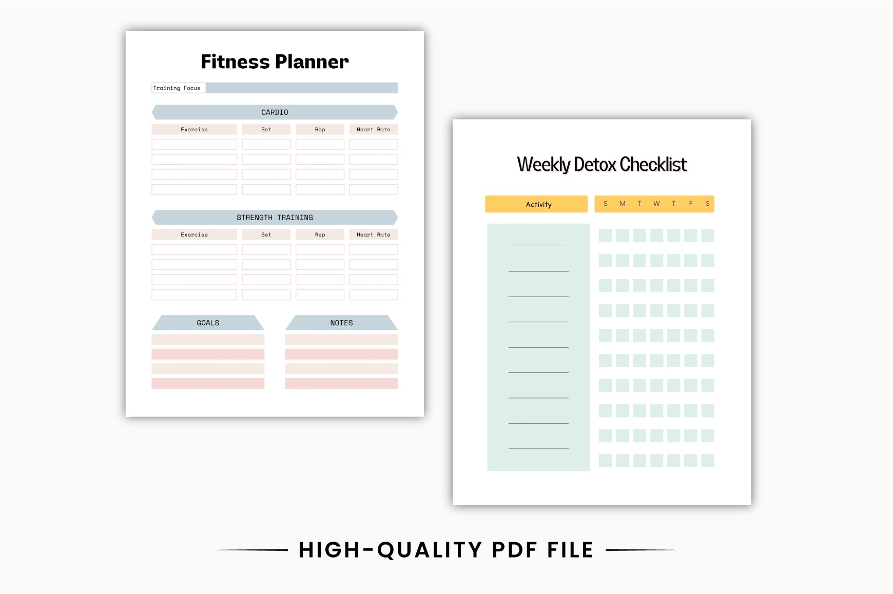 Fitness Workout Planner