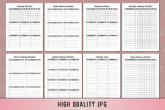 Ultimate Cleaning Planner for Organized Living - CraftNest - Digital Crafting and Art