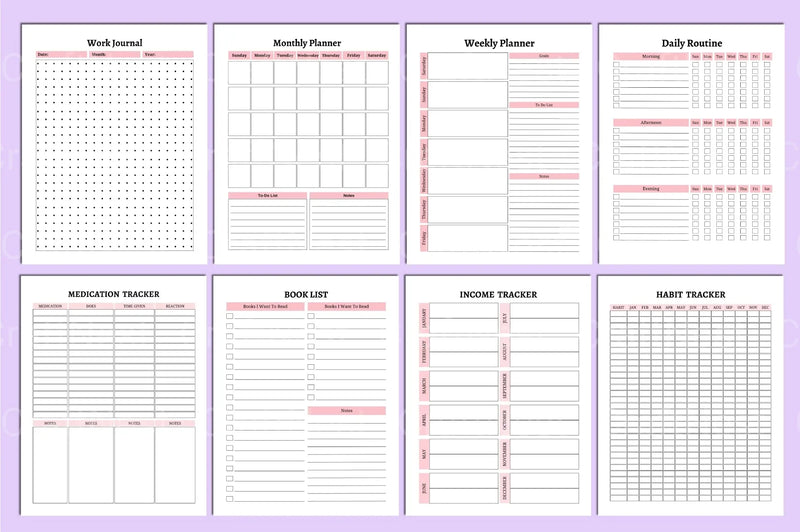 ADHD Life Planner for Effective Organization - CraftNest - Digital Crafting and Art