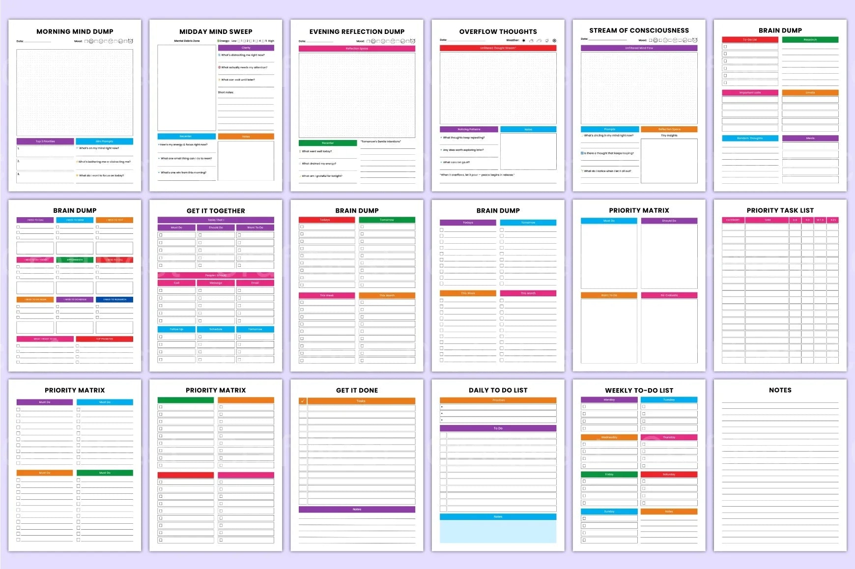 Ultimate ADHD Life Organizer - CraftNest - Digital Crafting and Art