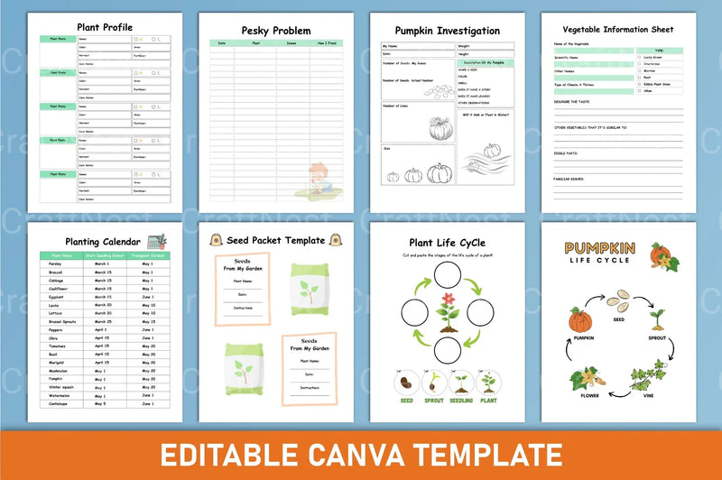 Garden Planner for Kids - CraftNest - Digital Crafting and Art