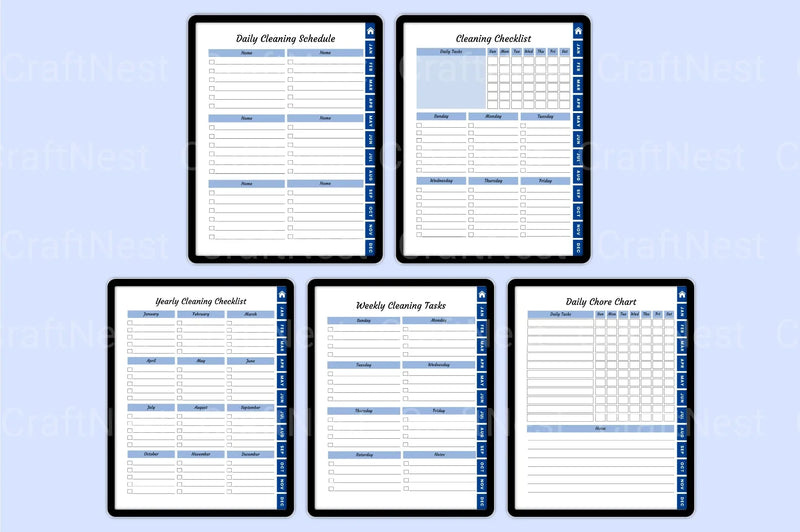 Cleaning Workbook Guide - CraftNest - Digital Crafting and Art